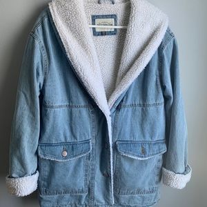 Ashley vintage charm jean, fleece jacket